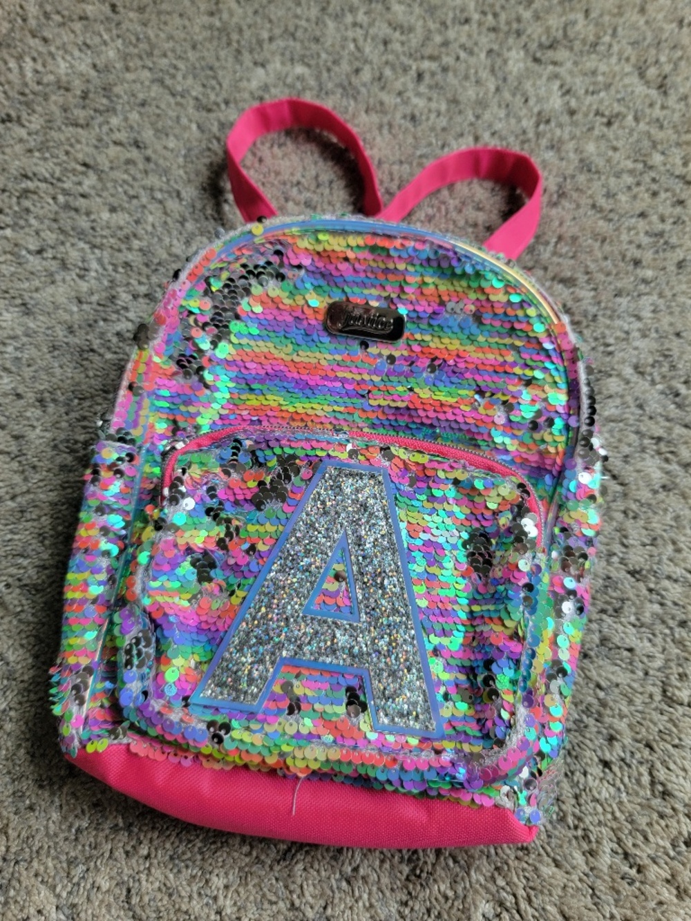 Justice girls sequence mini bag monogram "A" - Gorgeous Bag!!